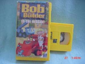 Bob the Builder TO THE RESCUE vhs 045986241009  