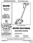  Craftsman Edger Manual Model # 316.292701