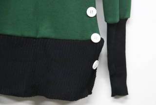   Korean Women Gloves Design Cuff Hoodie Sweat Top 3 Colors 0935  