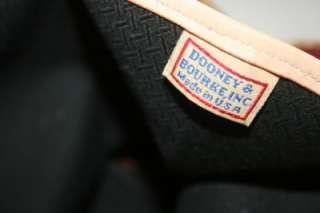 Dooney & Bourke Cabriolet Travel Overnight Bag Leather Burgundy Large 