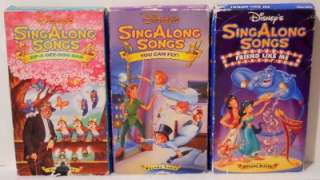 15 CHILDREN SING ALONG VHS VCR CLASSIC DISNEY SESAME THOMAS BARNEY 