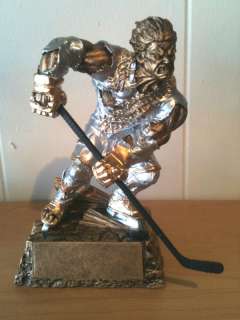 Monster Hockey Trophy   Free Engraved Plate  