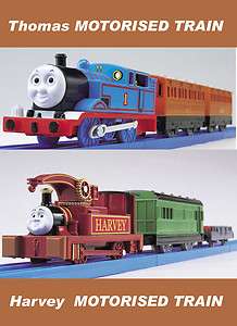   TRACKMASTER THOMAS And Friends MOTORISED Engine TRAIN Thomas & Harvey