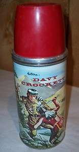 Davy Crockett Holtemp Thermos Bottle ca1955 RARE  