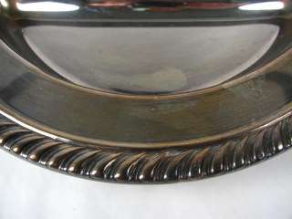 ANTIQUE OVAL Silverplated Divided Appetizer Tray  