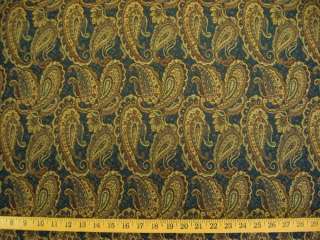 yd Paisley Tapestry Upholstery Fabric r8348  
