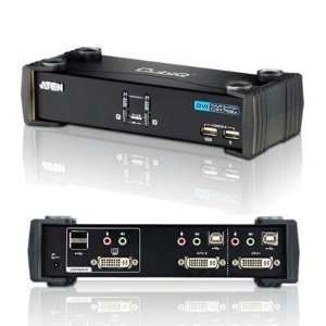    Quality 2 Port DVI D KVMP with USB By Aten Corp Electronics