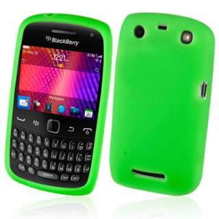   SILICONE GEL CASE COVER & SCREEN PROTECTOR FOR BLACKBERRY CURVE 9360
