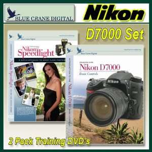  Blue Crane Digital Nikon D7000 DVD Instructional 2 pack 