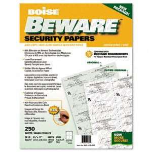  Boise BSP 11VD GPF Beware Security Paper, Hlthcare, Void 