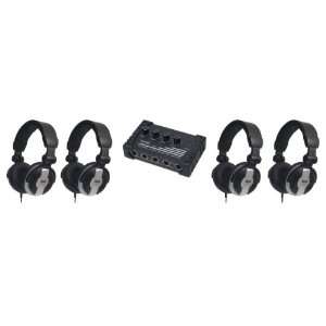  CAD Audio HP 110 Bundle of Four MH110 Studio Headphones 