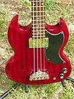 epiphone eb 0 sg bass guitar red from united states
