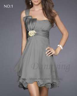 Womens Party Evening Bridesmaid Cocktail Wedding Dress  