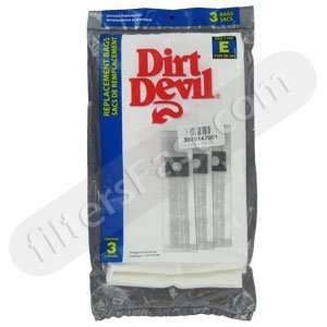  Dirt Devil TYPE E Vacuum Cleaner Bag 3 PACK: Home 