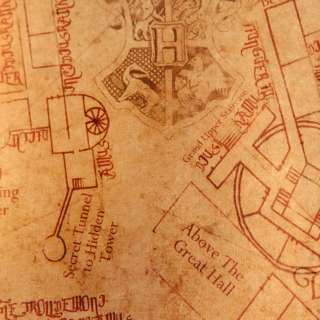 Harry Potter Marauders Map of Hogwarts Castle Beautiful quality 