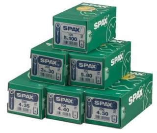SPAX Z2 WOODSCREWS 6.0 X 60mm BOX 200 SPAX WOOD SCREWS  