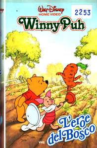 WINNY PUH Leroe del bosco (1989) VHS 1a Disney VI 4283  