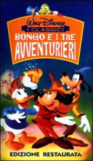 Bongo e i tre Avventurieri 1947 VHS  