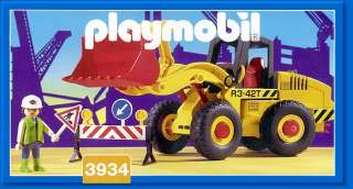 Playmobil 3934 Radlader. Mit beweglicher Vorderachse, große 