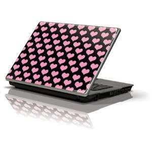  Pink Hearts skin for Generic 12in Laptop (10.6in X 8.3in 