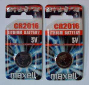   Key Fob Remote Battery CR2016 3v Lithium Maxell 4902580103019  