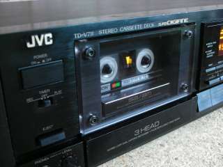 JVC TD V711 Top of the Line 3 Head Cassette Deck  