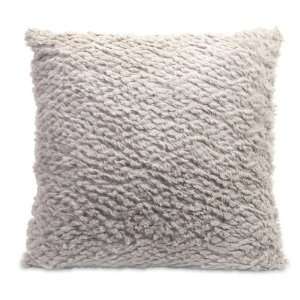  IMAX White Faux Fur 18x18 Decorative Pillow: Home 