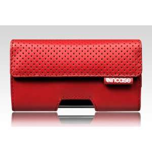  Incase Design Leather Folio for Iphone 1g, 3g, 3gs Red 