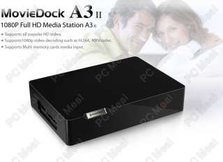 Noontec MovieDock A3 II H.264 / MKV HDMI Full HD 1080P Media 