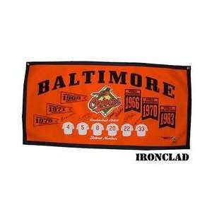Ironclad Baltimore Orioles Retired Numbers Signed Banner:  