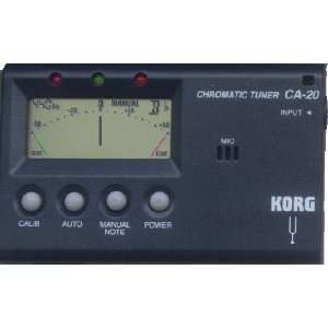  Korg Chromatic Tuner CA 20 Musical Instruments