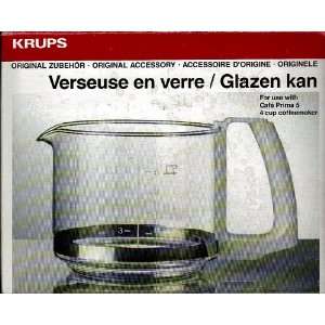 KRUPS GLASKRUP / GLASS CARAFE (4 CUP)(WHITE)  Kitchen 