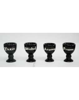   Supplies / Set of 4 Ceramic Shot Glasses