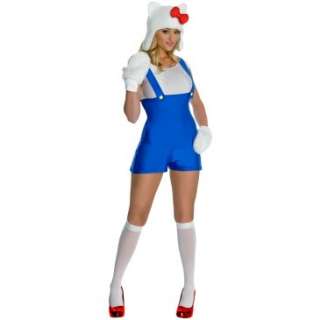 Hello Kitty Blue Romper Adult Costume, 801393 