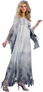 Graveyard Nightgown Halloween Costume  White Ghost Dress Costume