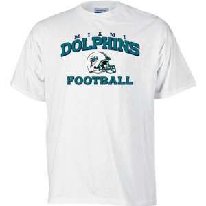 Miami Dolphins Stacked Helmet T Shirt 