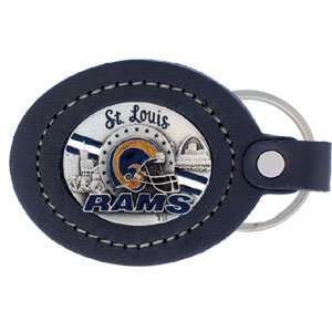 St. Louis Rams NFL Large Leather Key Ring  Sports 