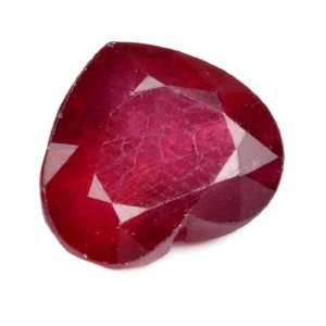   70 Ct Natural Precious Pink Ruby Heart Shape Loose Gemstone Jewelry