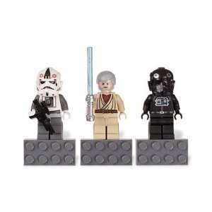  LEGO Star Wars Magnet Set AT AT Driver, Ben Kenobi, TIE 