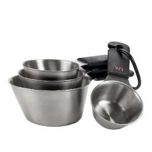   OXO Good Grips Stainless Steel Measuring Cups   Gray: Home & Kitchen