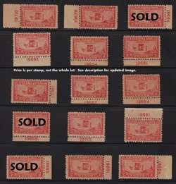 1928 Sc 649 Aeronautics 2c MH plate number single U PIK your stamp 