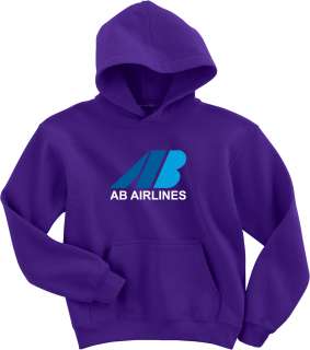 AB Airlines Retro Logo English Airline Hoody  