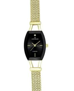 AK Anne Klein Watch, Womens Goldtone Bracelet 10 8030BKGB   For Her 