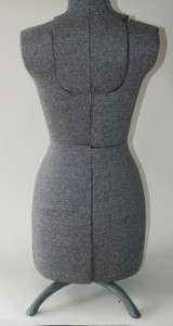 Vintage Acme Adjustable Dress Form Size A Dressmakers Mannequin Metal 