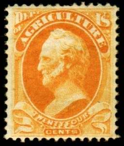 US Official Agriculture Stamp Scott O8 Mint OG $425 VF  
