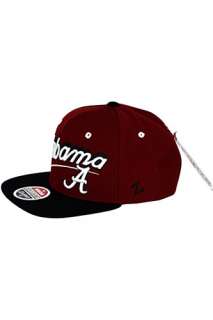 Zephyr Shadow Script University Of Alabama Crimson Tide Snapback Hat 