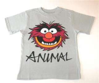 NWT  Muppets Animal Gray Shirt Boy Small 5/6  