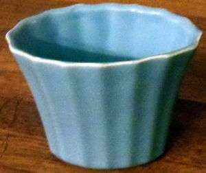 Baby Blue Vintage California Ceramic Flower Vase  