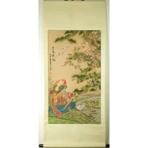  Chinese Watercolor Scroll Painting   Chinese Traditional 