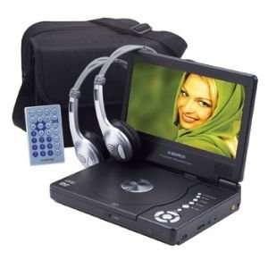  Audiovox D1809PK 8 Inch LCD Slim Line Portable DVD Player 